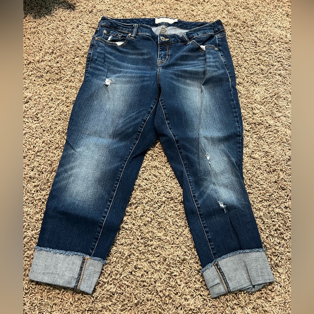 Torrid Boyfriend Fit Capri Jeans SZ 14